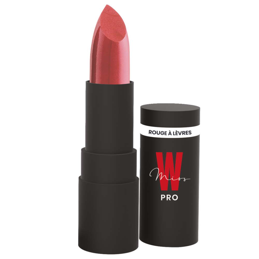 Miss w pro Glansigt läppstift, 124 Rosenblomma (3,50 g)