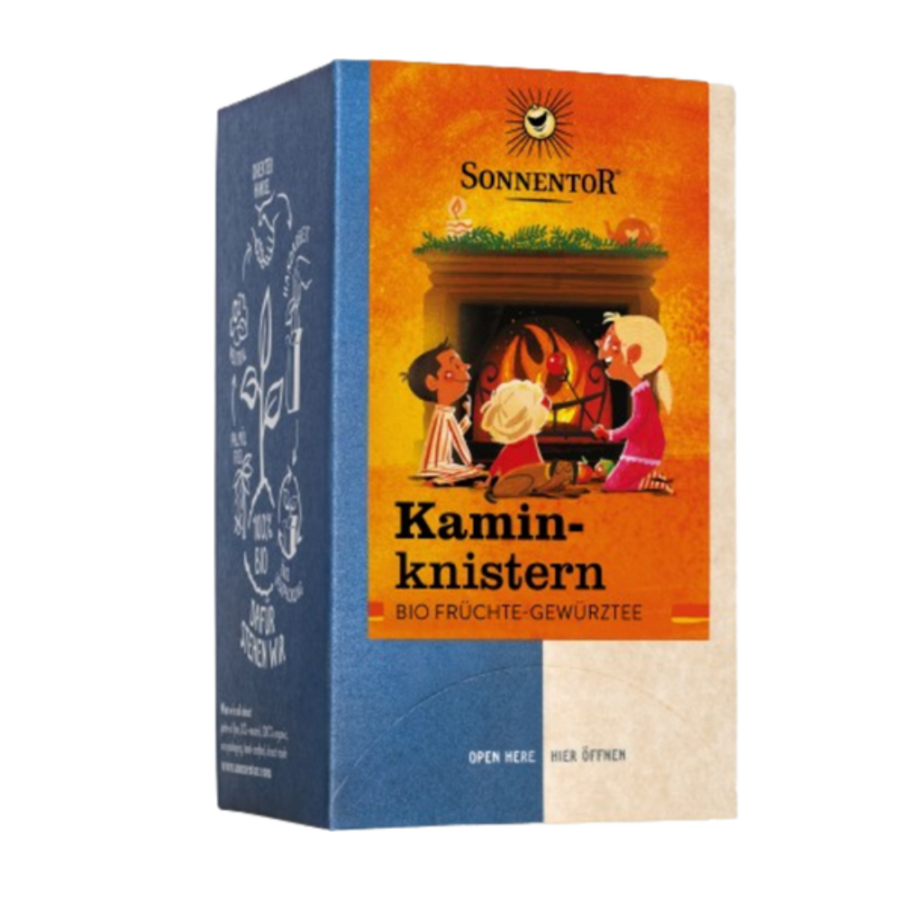 Sonnentor Ceai de plante cald pentru șemineu, pliculețe, 18 bucăți (45 g)
