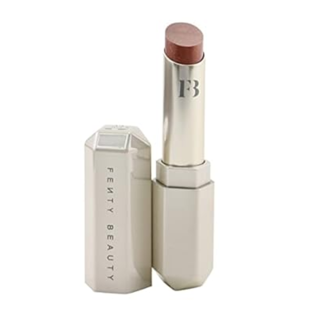 Fenty beauty Rtěnka Slip Shine Sheer Shiny Lipstick 2,8 g - odstín: 08 Cookies & Cocoa