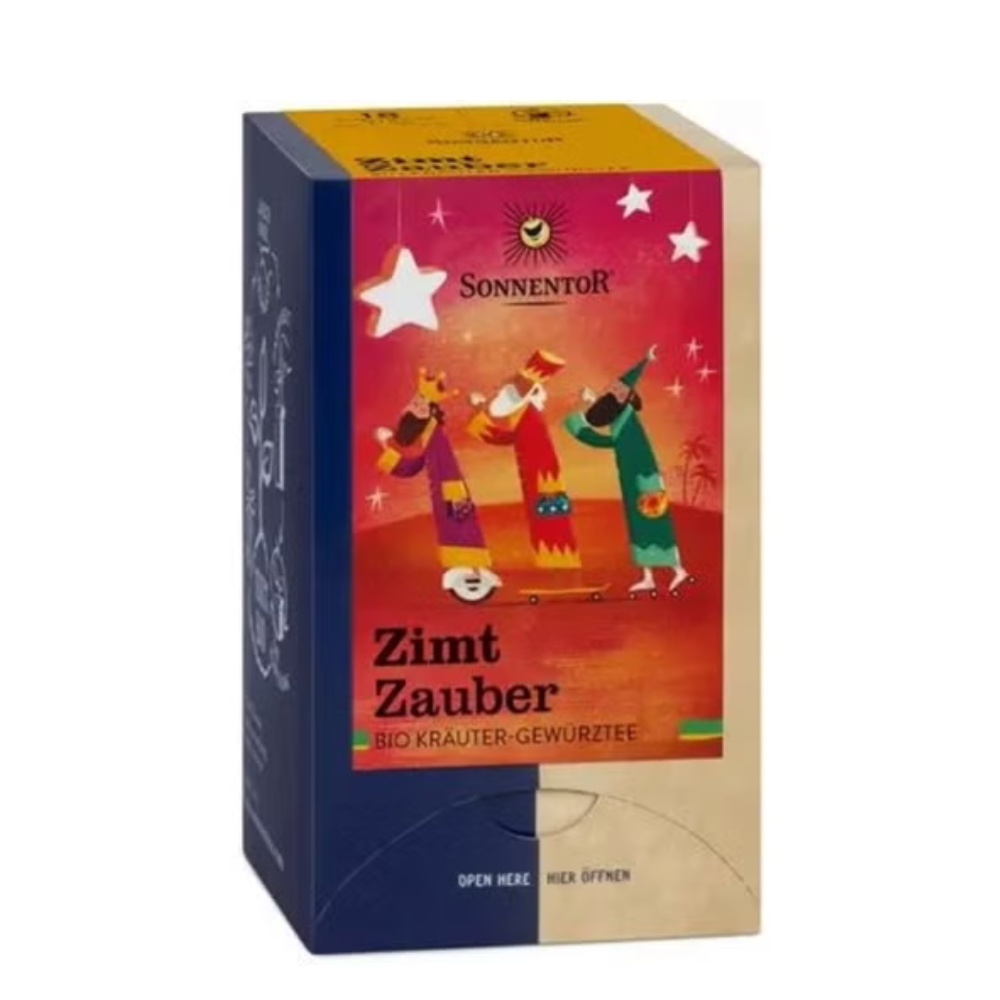 Sonnentor Ceai de plante cu scorțișoară organică magică, 32,40 g