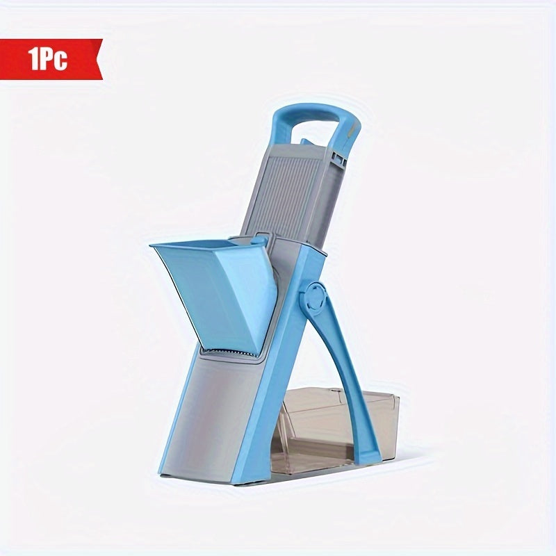 TEMU 1pc Versatile Vegetable Cutter - Manual Vegetable Chopper, Potato Slicer, French Fry Cutter, Salad Maker, Fruit Slicer - Kitchen Gadget With