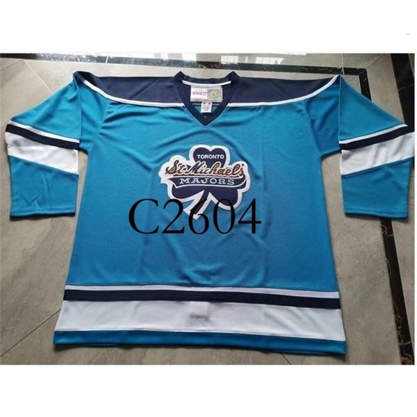 GC2604 Uf Custom Hockey Jersey Men Youth Women Vintage OHL St. Michaels Majors RARE High School Size S-6XL or any name and number jersey