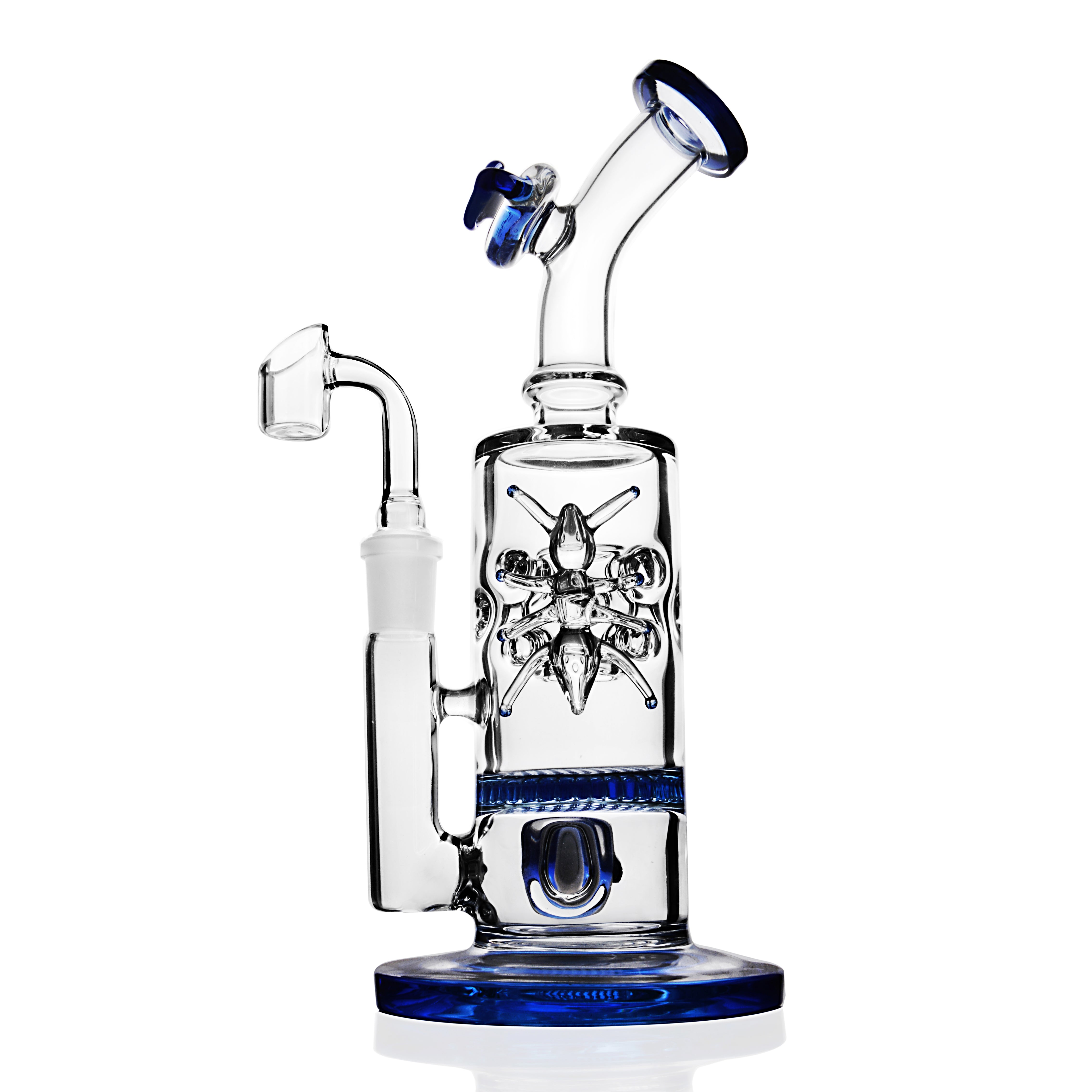 Glass Bongs Heady Dab Rigs Hookahs Shisha Smoking Glass Water Pipe Bubbler Oil Rigs With 14mm Banger