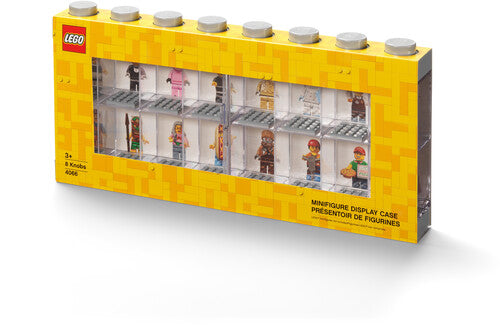 LEGO Minifigure Stackable Display Case 16, Grey