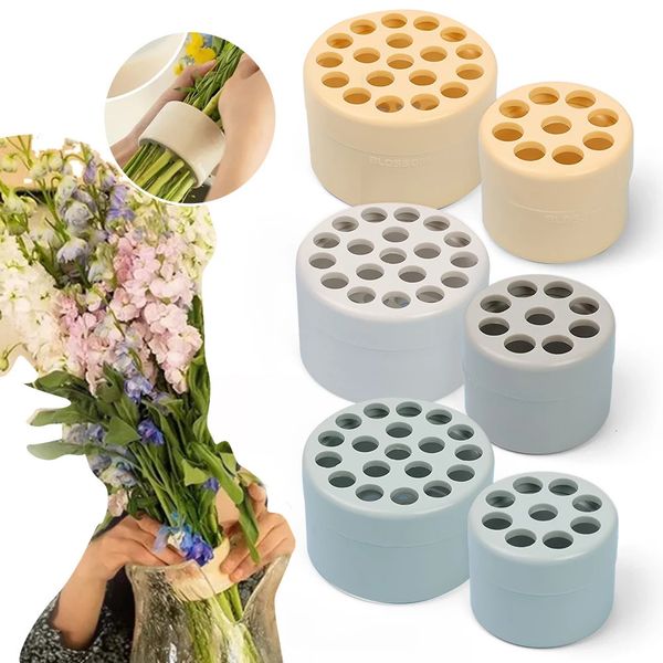 Ikebana Stem Holder DIY Bouquet Floral Arranger Tool Spiral Ring for Vase Flower Arrangement 250116