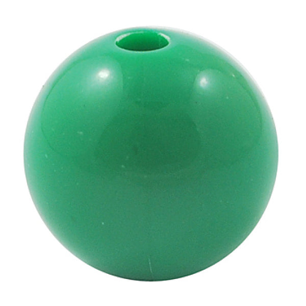 Seegrüne klobige runde Bubblegum-Acryl-Massivperlen