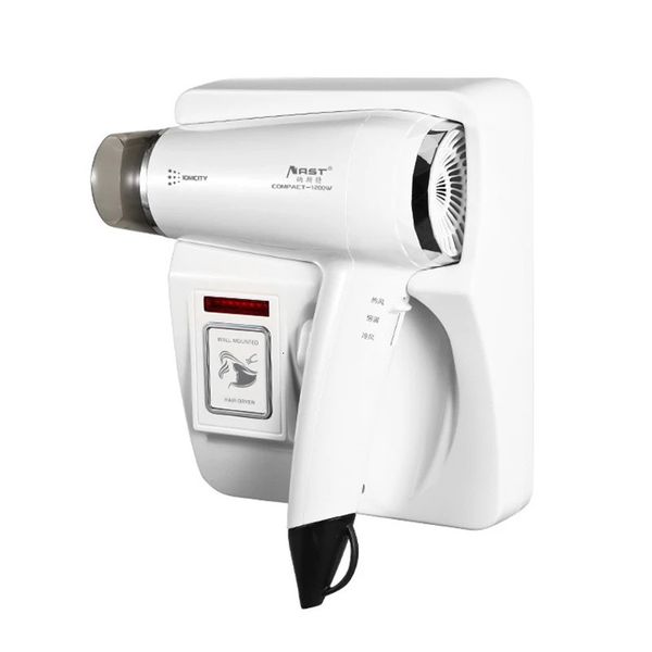 Professional el wall mounted negative ion hair dryer with bracket base 3-speed adjustment suitable for home bathrooms 241016