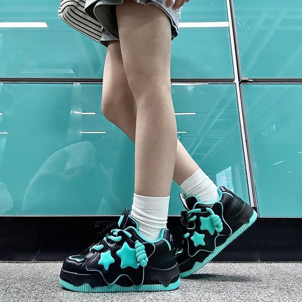 ddmynov Autumn New China Chic Star Street Bread Fashion Men S And Women Couples Shoes Outdoor