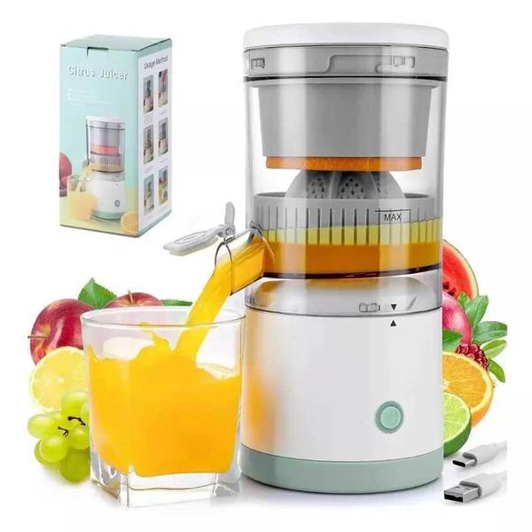 Portable electric juicer with USB charging orange lemon fruit blender mini home juice squeezing blender citrus juice blender W241025