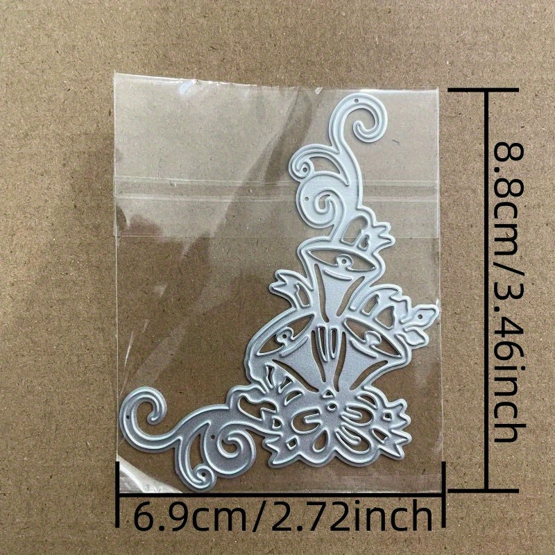 TEMU Bell Tassel Decoration Metal Cutting Dies For Diy Scrapbooking Album Paper Cards Decorative Crafts Embossing Die Cuts