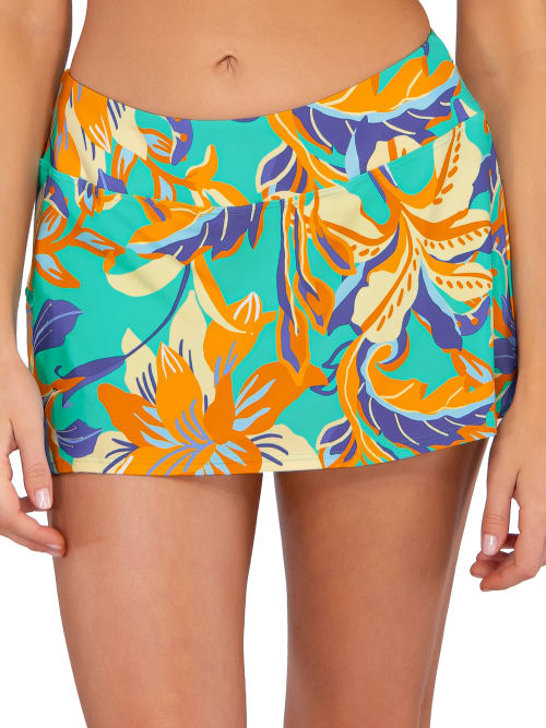 Water Lily Sporty Skirted Bikini Bottom