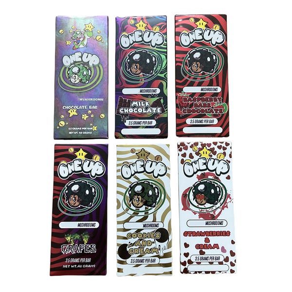 oneup chocolate packing boxes 3.5g edible package paper bar milk cookies cream one up packaging box empty
