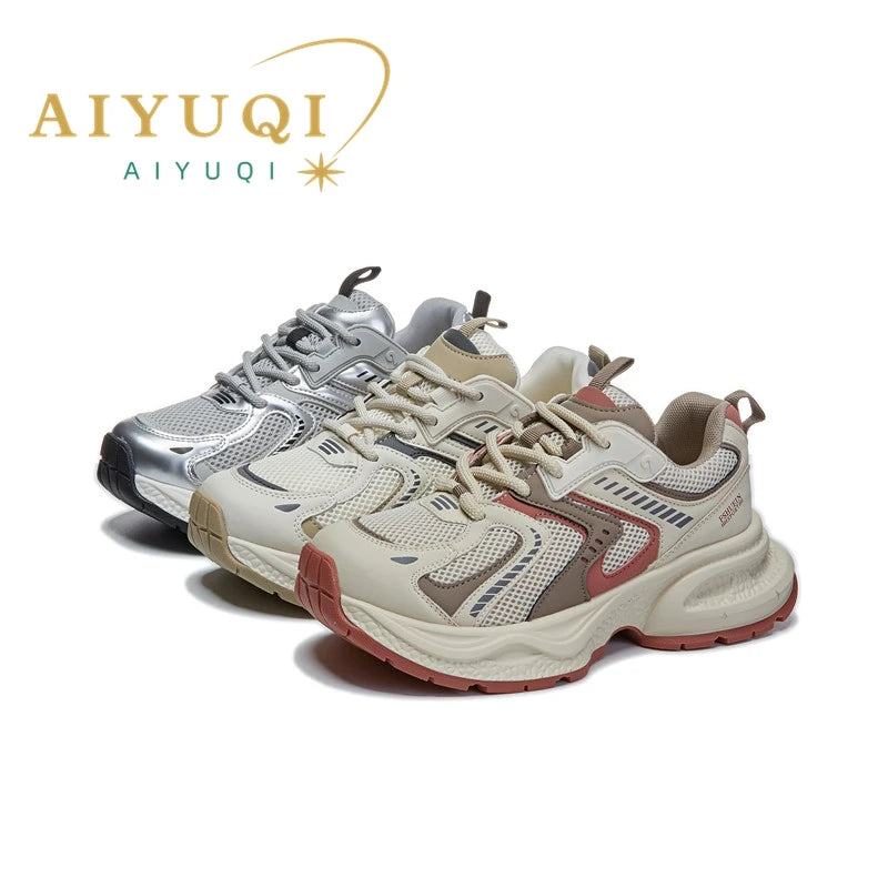 AIYUQI Thick Soled Women&#039;ssneakers Shoes Breathable Running Shoes Women&#039;s Fashion Student Girls Shoes