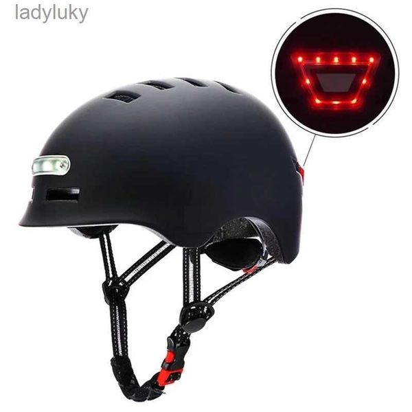Cycling Helmets 2022 NEW Lamp Cycling Smart Tail Light Bike Adult Helmet Electric Bicycle MTB Road Scooter For Sport Urban Helmet Men WomenL