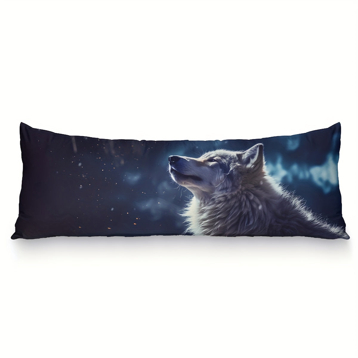 TEMU Wolf , 1pc, , , Polyester, Decorative Pillowcase For Types, , No