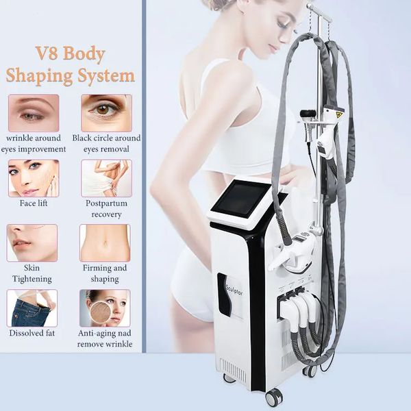 RF Tightening skin ultrasound liposuction 40K vacuum cavitation roller cellulite cavitation weight loss body shaping machine