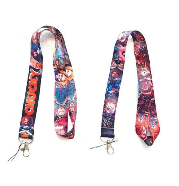 Designer Horror Killers Movie Cartoon CHUCKY Fashion Lanyards Bus ID Name Work Card Holders Accessories Decorations Kids Gifts for ID Badge