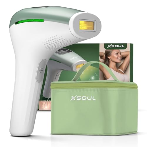 IPL Laser Hair Removal, Painless Hair Remover for Women & Men, Ideal for Armpits, Legs, Face & Bikini, At-Home Long-Lasting Hair Reduction Green