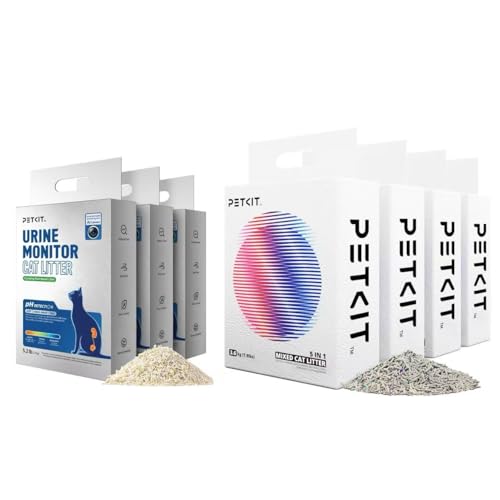 PETKIT 2025 New Urine Monitor Litter 3 Bags & Mixed Cat Litter 4 Bags