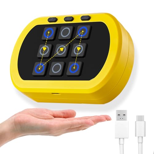 COUOMOXA Fits Tic Tac Toe Games for Kids: 5-in-1 Handheld Puzzle Game Console - Portable Board Game Toy for Kids Age 6-12 and Adults Travel Car Ride -