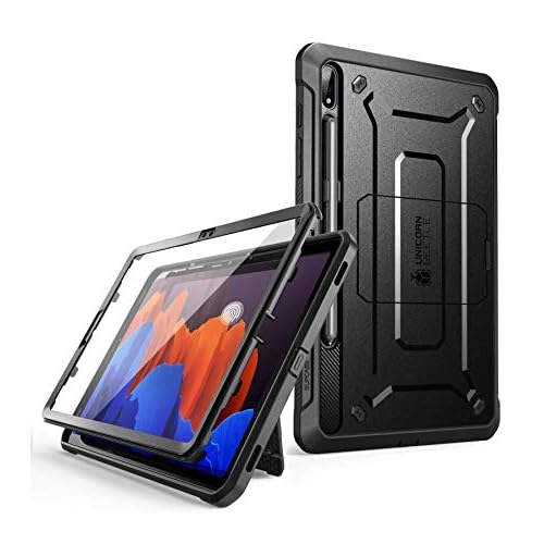 SUPCASE UB Pro Series Case Designed for Samsung Galaxy Tab S7 Plus (2020) - S8 Plus (2022) 12.4 inch , with Built-in Screen Protector & S Pen Holder F