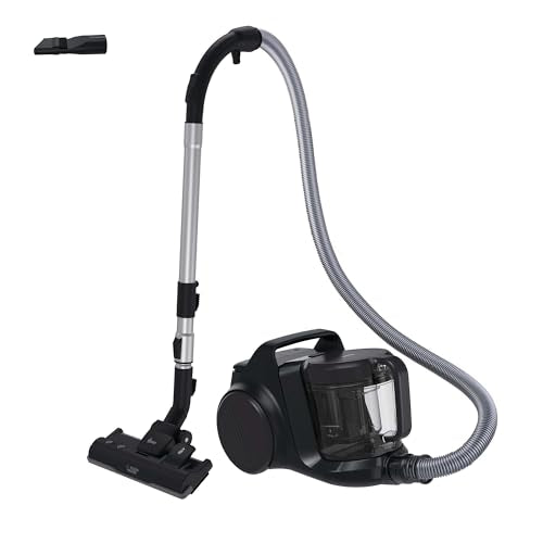 Hoover HP2 Powerful Cylinder Vacuum Cleaner - Bagless, Small, Lightweight, Corded with Washable EPA Filter, Large 2.5L Bin Capacity, Onboard Accessori