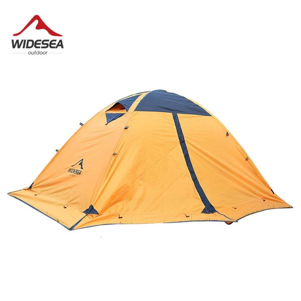 Tents and Shelters Widesea Tent Double Camping Waterproof Sun Shelter Portable Canopy Outdoor Travel Family Fishing Beach Aluminum Rod 23120