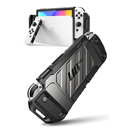 SUPCASE for Nintendo Switch OLED Case 2021 (Unicorn Beetle Pro), [Military-Grade Protection] [Switch Console Compatible] Dockable Protective Cover Acc