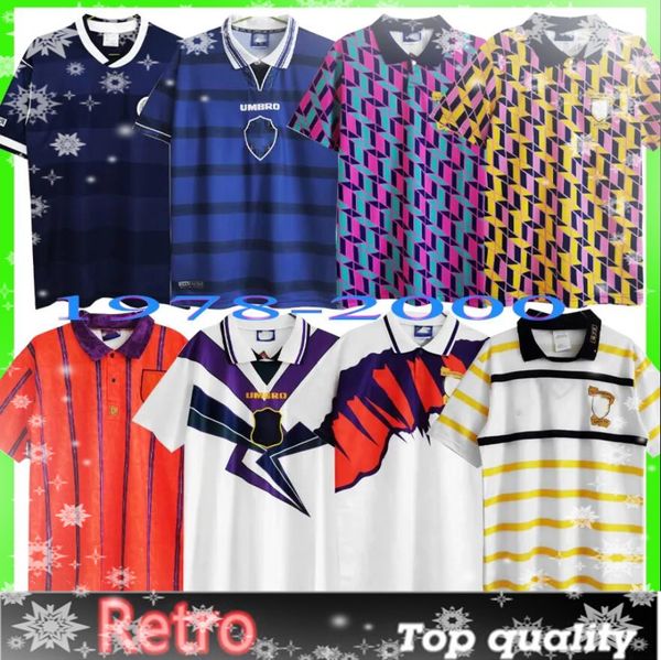 Retro 1978 1982 1986 1990 World Cup Scotland football shirts Retro Soccer Jerseys 1991 1992 1993 1994 1996 1998 2000 Vintage jersey Collecti