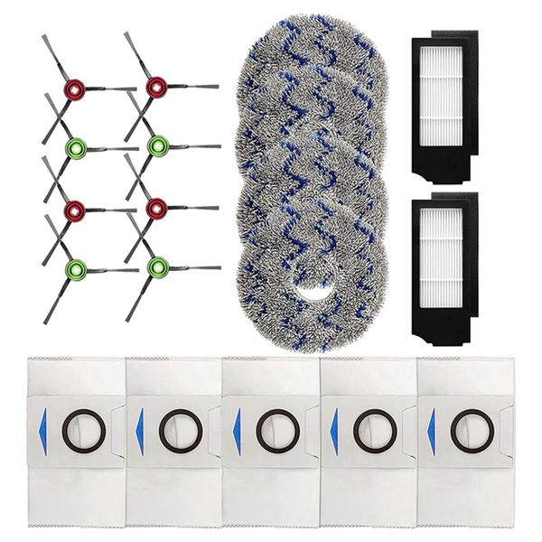 Vacuum Cleaner Floor Care Replacement Parts Kit for ECOVACS DEEBOT X1 OmniX1TURBOX1 Plus Robot Vacuum