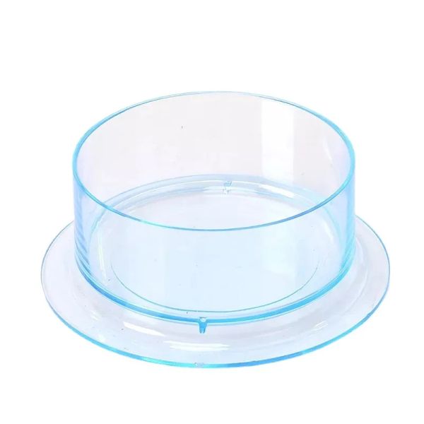 Clear Hamster Food Bowl Small Hamster Squirrel Rabbit Feeder Water Food Bowl Cage Hamster Accessories Supplies