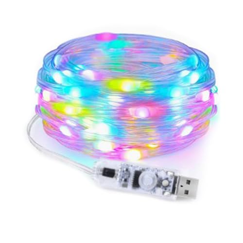 Garvee 20M 10M 5M LED String Light with Remote Control 2800 (K) Super Bright Curtain Lights for Home Party Decor 200 Lights 20 Meters