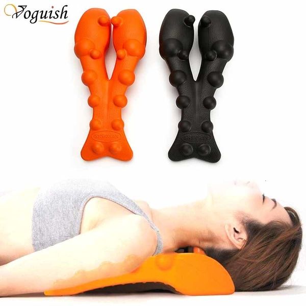 Back Massager Back Stretcher Vertebra Lumbar Spine Traction Back Massager Pain Support Pressure Therapy Brace Health Care Massage for Full B