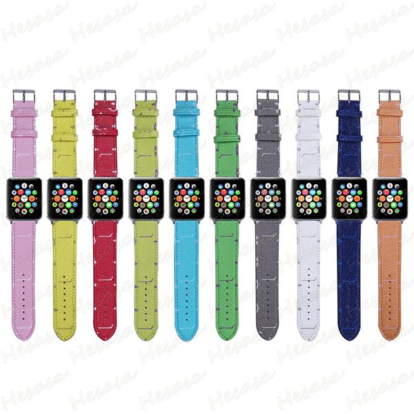 Classic Floral Smart Watch Straps for iWatch 9 8 7 6 5 4 3 2 Ultra Se Replacement Leather Bracelet Watches Band Wristband Watchband 38mm 40m