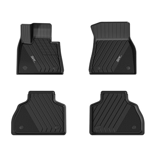 3W Floor Mats Fit for BMW X7 6 Seats 2020 2021 2022 2023 2024 2025, TPE All Weather Custom Fit Floor Liner for BMW X7 6 Passengers,1st & 2nd Row Full