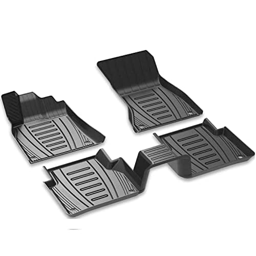 3W Floor Mats Compatible for Audi Q5 2009-2017-SQ5 2013-2017, Custom Fit TPE All Weather Floor Liner Fit for Audi Q5 1st and 2nd Row Full Set Car Mats