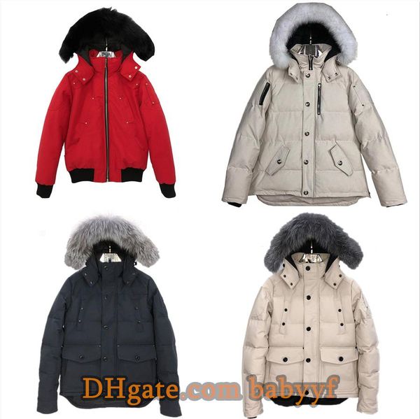 Men down jacket Men puffer jacket Parkas Down filling coats keep warm outerwear cold fluffy hood coat Designer thickening coat Snowcoat Fur