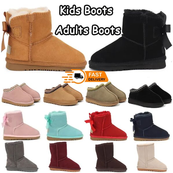 Kids Boots Slippers Australia Snow Boot Designer Womens Boots Children Shoes Winter Classic Ultra Mini Boot Bottom Baby Boys Girls Ankle Boo