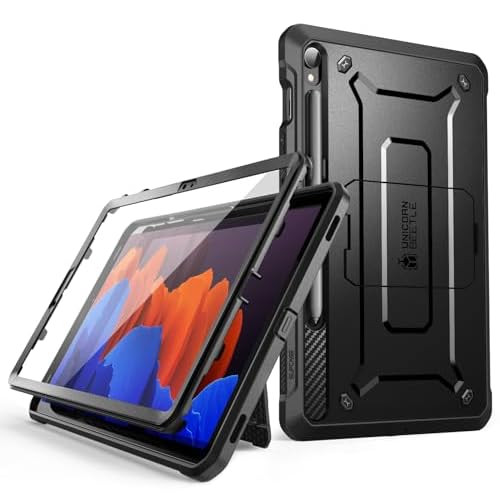 SUPCASE for Samsung Galaxy Tab S9 FE 10.9 inch Case with Stand (Unicorn Beetle Pro), [Built-in Screen Protector & S Pen Holder] Full-Body Heavy Duty R