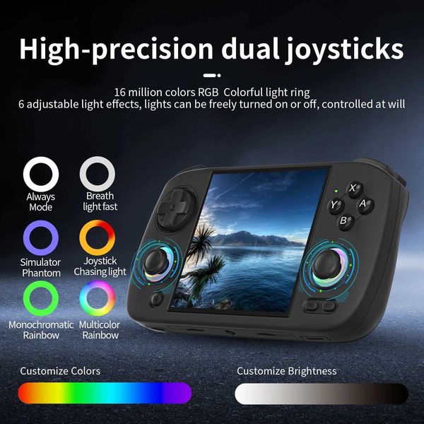 High Quality RG CubeXX handheld game console 3.95-inch IPS 720 * 720 sCREEn Linux WIFI BT high-definition connection retro video game consol
