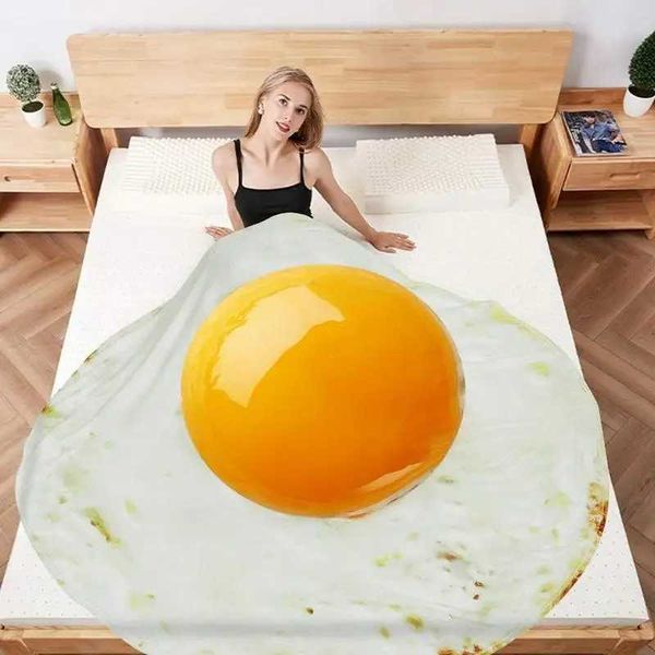 Blanket Soft and warm flannel corn corn tortillas fried egg blankets tarawash food wool plush bedding seasonal bedding sofas throw blankets