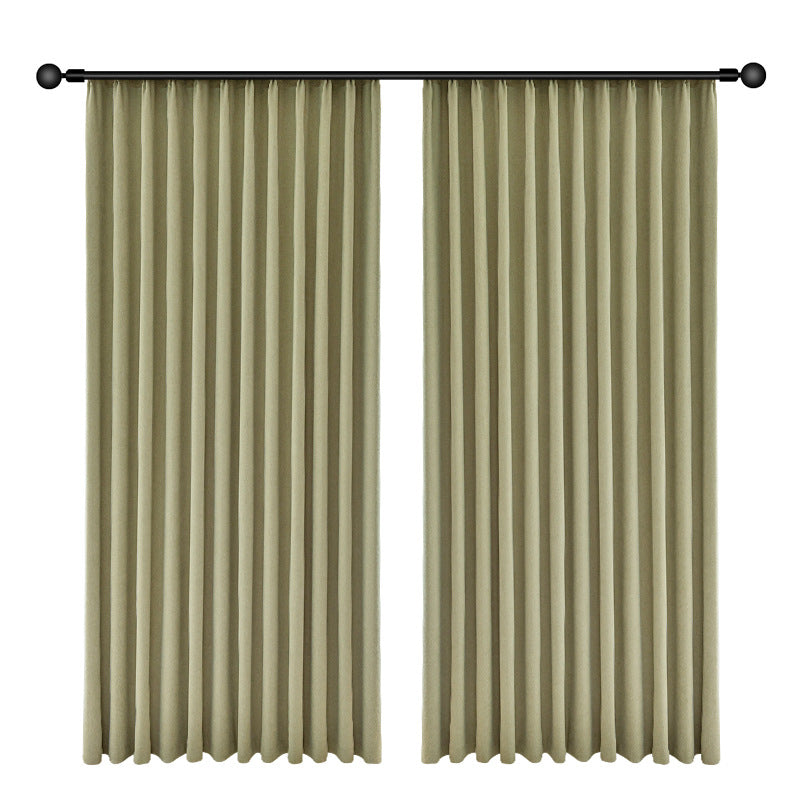 W14 chenille cheese cashmere blackout jacquard curtain high-end living room bedroom light luxury Shaoxing Keqiao factory wholesale