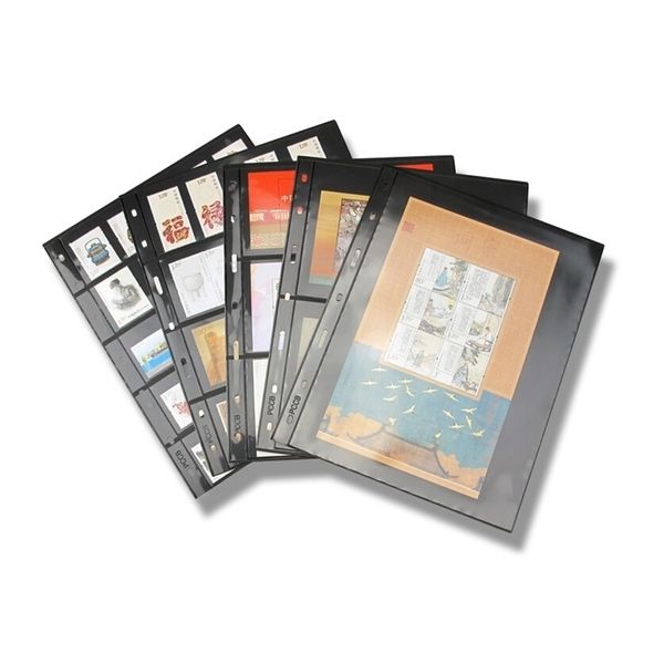 Frames 10PCSLot stamps lines grid transparent PVC page of stamp album looseleaf inners of stamps holders not including cover PCCB 221010