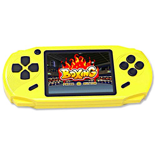 16 Bit Handheld Games for Kids Adults 3.0'' Large Screen Preloaded 100 HD Classic Retro Video Games USB Rechargeable Seniors Electronic Game Player Bi