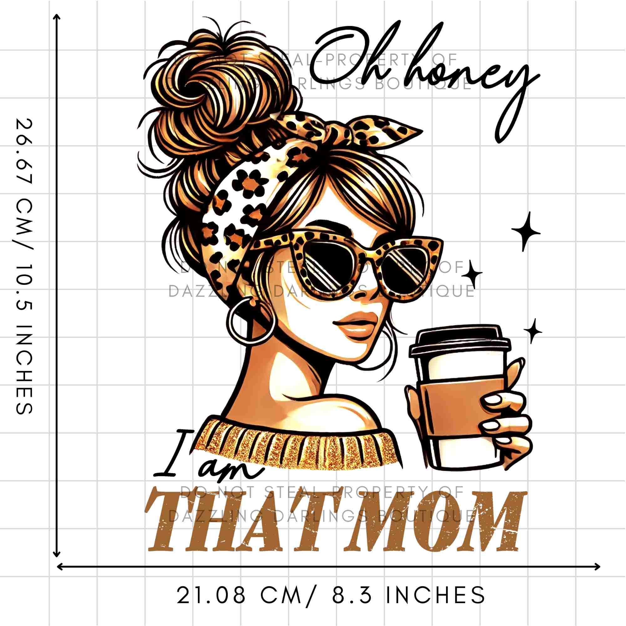 TEMU Sarcastic Funny Day Mom Heat Transfer- Direct To Film Transfer Dtf For T-shirts, Bags & Fabric Decor, Washable And Long-lasting Iron-on Transfer