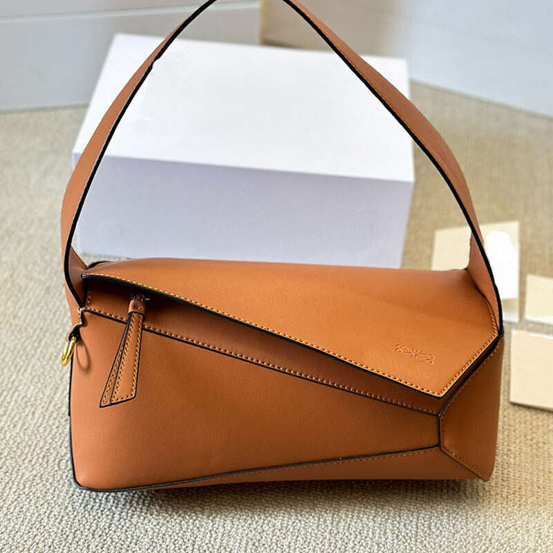 Fashion Women&#039;s Designer Shoulder Bag Classic Luxury Leather Underarm Bag Outdoor Casual Puzzles Hobo Handbag Totes