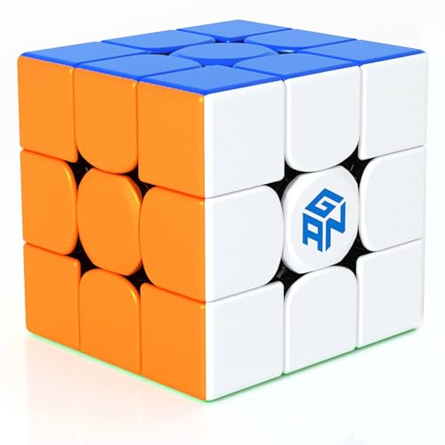 GAN 356 R S, 3x3 Speed Cube Stickerless for Kids Teens Beginners Travel Games Holiday Birthday Gifts (Non-Magnetic Version) 3x3 3x3 Speed Cube