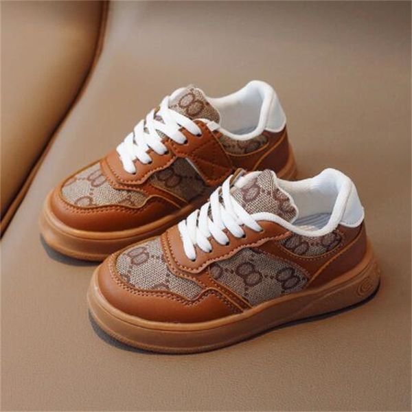 Children Shoe Athletic Shoes Pu Leather Kids Trainers Platform Sneakers Boys Girls Running Shoe Toddler Infants Chaussures