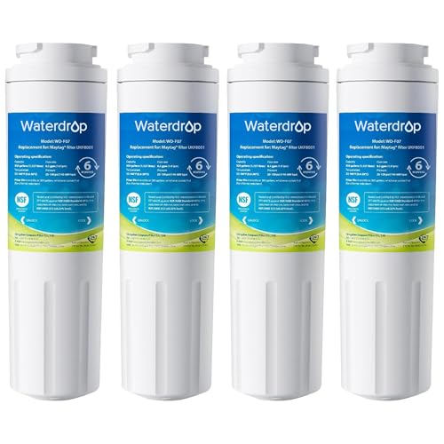 Waterdrop EDR4RXD1 Replacement for EveryDrop® Filter 4, Whirlpool® UKF8001, 4396395, Maytag® UKF8001AXX-200, UKF8001AXX-750, WD-F07, Refrigerator W