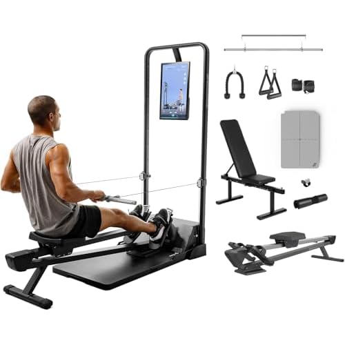 Speediance Smart Home Gym System, Gym Monster Multifunktionale Smith Maschine Home Gym Power Cage, Tragbare Kabelmaschine für Home Workout, Ganzkörp